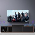 GCZ 2.1CH Sound Bar with Subwoofer, 50W BT 5.0 Soundbar Speakers for TV, 3D Surround Sound System, Optical/RCA/AUX/USB Connection, Wall Mountable