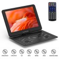 17.9" Portable DVD Player for Kids 1280x800 Resolution Headrest DVD Player with 15.4" Swivel Screen for Car, Support Multiformat, with Control Remote, Rechargeable Portabe DVD Player