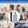 DR. J Professional HEPA Air Purifiers for Home up to 2215 Sq.ft, Air Purifier for Allergies and Asthma, Pollen, Wildfire/Smoke, Pet Dander & Odor, Dust