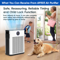 DR. J Professional HEPA Air Purifiers for Home up to 2215 Sq.ft, Air Purifier for Allergies and Asthma, Pollen, Wildfire/Smoke, Pet Dander & Odor, Dust