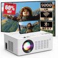 5G WiFi Projector with Bluetooth 5.1, High Resolution HD Movie Projector, 1080P 250'' Display Supported